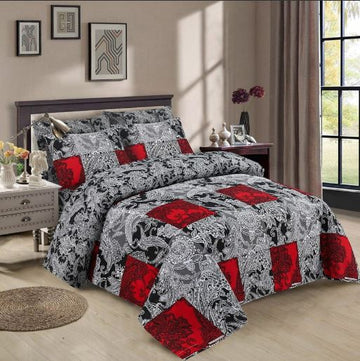 7 Pcs Quilted Comforter Set 2006