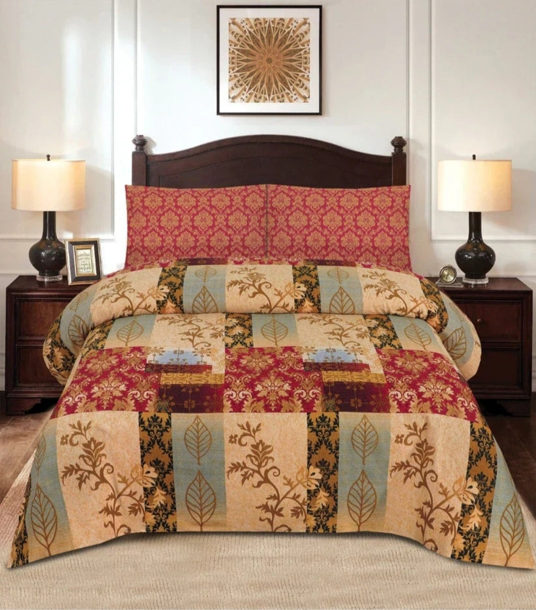 7 Pcs Quilted Comforter Set 2032
